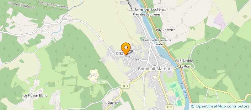 localisation de l'entreprise MADAME MATHILDE DUVAL  BONNEUIL-MATOURS