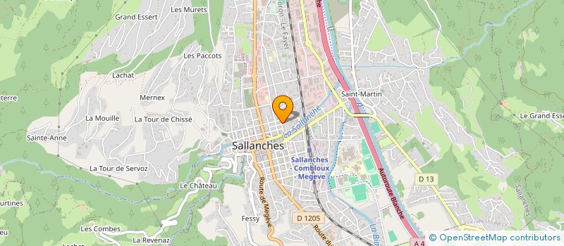 localisation de l'entreprise MADAME MATHILDE DUVAUCHEL à SALLANCHES