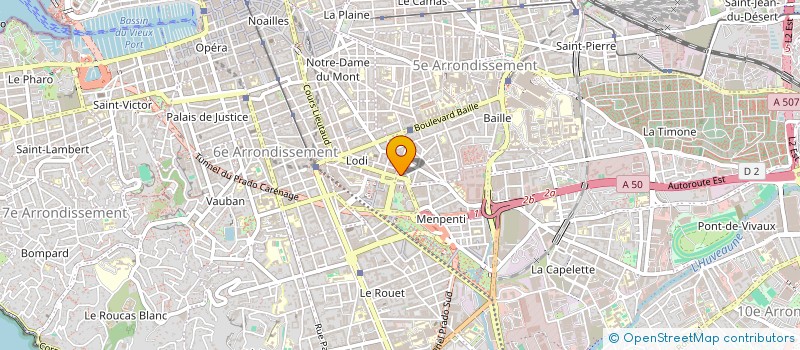 localisation de l'entreprise MADAME MATHILDE DUVIVIER SEGRE à MARSEILLE
