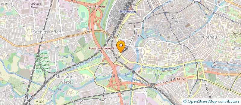 localisation de l'entreprise MADAME MATHILDE EHRET à STRASBOURG