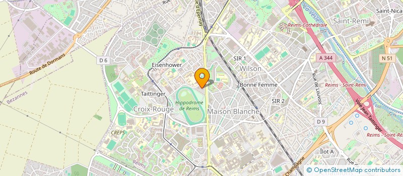 localisation de l'entreprise MADAME MATHILDE EL HOUARI  REIMS