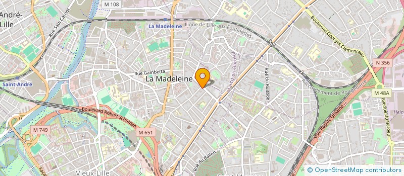 localisation de l'entreprise MADAME MATHILDE ESKENAZI à LA MADELEINE