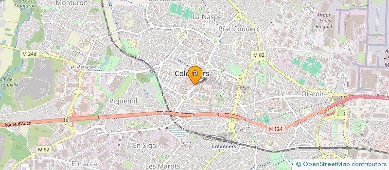 localisation de l'entreprise MADAME MATHILDE ESNARD à COLOMIERS