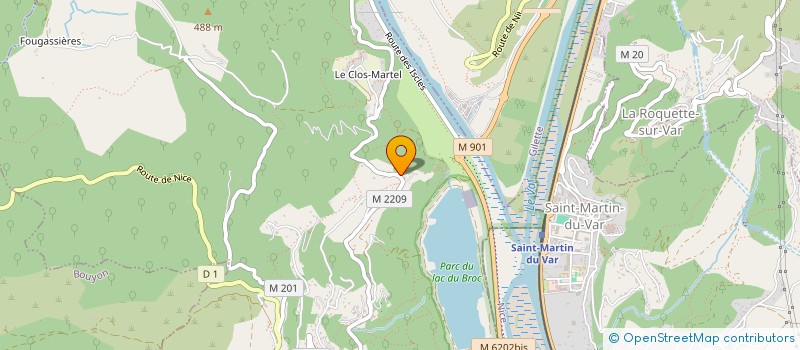 localisation de l'entreprise MADAME MATHILDE ESTRELA  LE BROC