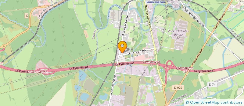 localisation de l'entreprise MADAME MATHILDE ETCHEVERRY  LANNEMEZAN