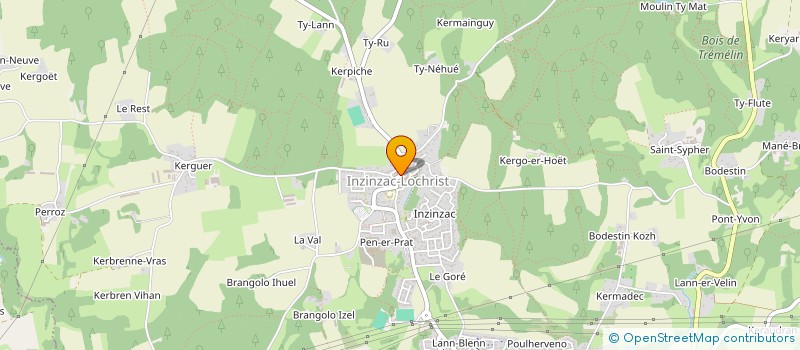 localisation de l'entreprise MADAME MATHILDE EVANNO  INZINZAC-LOCHRIST