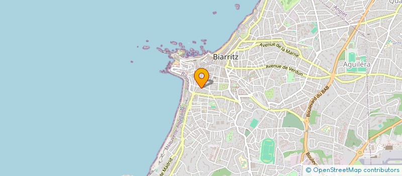 localisation de l'entreprise MADAME MATHILDE EVRARD à BIARRITZ