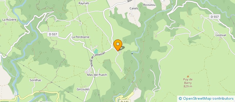 localisation de l'entreprise MADAME MATHILDE FAGES à CASTELNAU-DE-MANDAILLES