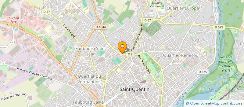 localisation de l'entreprise MADAME MATHILDE FAGLAIN à SAINT-QUENTIN