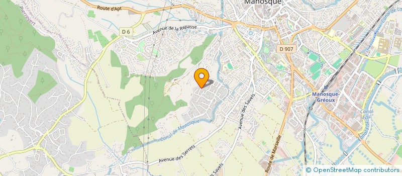 localisation de l'entreprise MADAME MATHILDE FALCHIER à MANOSQUE