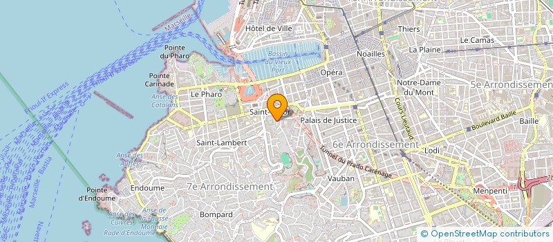 localisation de l'entreprise MADAME MATHILDE FALQUE  MARSEILLE