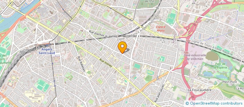 localisation de l'entreprise MADAME MATHILDE FAUCHEUX  ANGERS