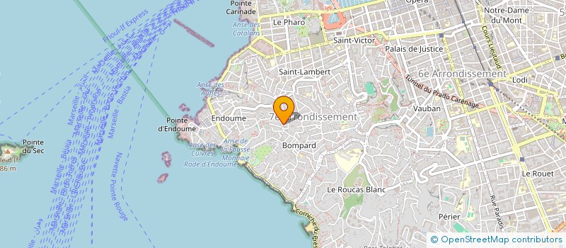localisation de l'entreprise MADAME MATHILDE FAVEERS  MARSEILLE