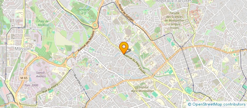 localisation de l'entreprise MADAME MATHILDE FAVRE à MONTPELLIER