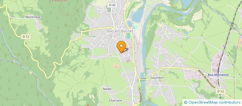 localisation de l'entreprise MADAME MATHILDE FAY  BAS-EN-BASSET