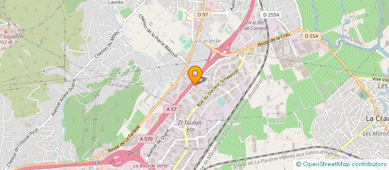 localisation de l'entreprise MADAME MATHILDE FAYAT à LA VALETTE-DU-VAR