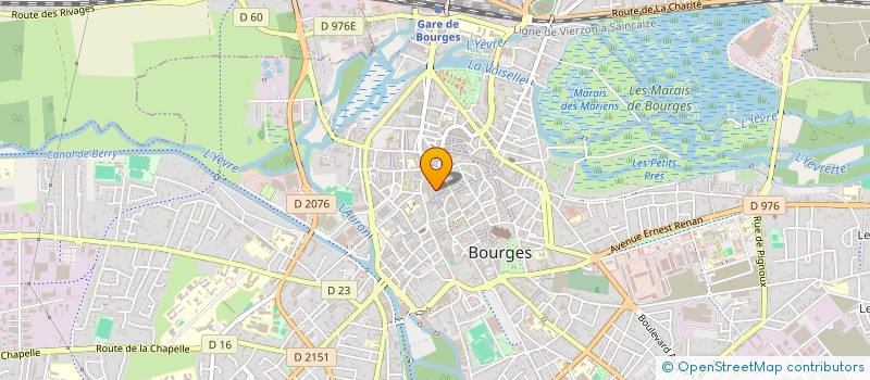 localisation de l'entreprise MADAME MATHILDE FENECH  BOURGES