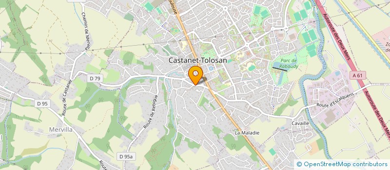 localisation de l'entreprise MADAME MATHILDE FENIE  CASTANET-TOLOSAN