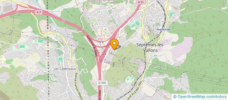 localisation de l'entreprise MADAME MATHILDE FERROS à SEPTEMES-LES-VALLONS