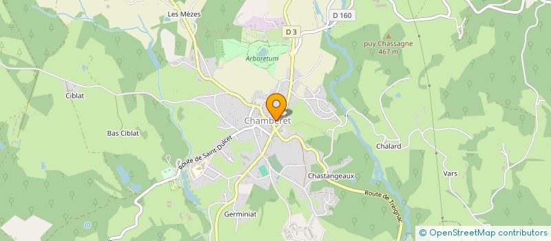 localisation de l'entreprise MADAME MATHILDE FEUGEAS  CHAMBERET