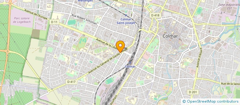 localisation de l'entreprise MADAME MATHILDE FEUTRY  COLMAR