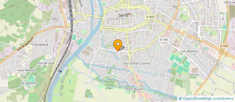 localisation de l'entreprise MADAME MATHILDE FIALAIX  SENS