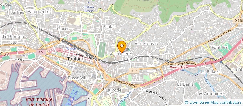 localisation de l'entreprise MADAME MATHILDE FIGEA  TOULON