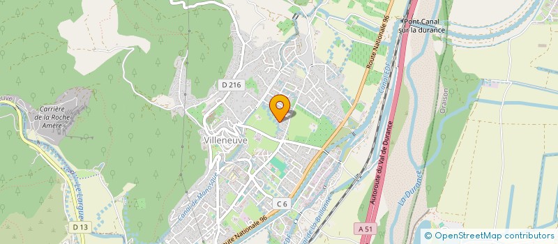 localisation de l'entreprise MADAME MATHILDE FIORI  VILLENEUVE