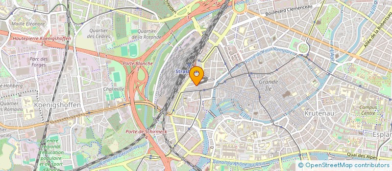 localisation de l'entreprise MADAME MATHILDE FLORENCE MESSI MESSI  STRASBOURG