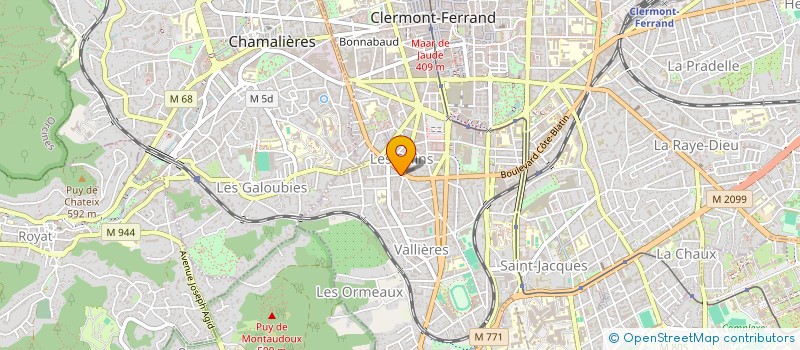 localisation de l'entreprise MADAME MATHILDE FOCH  CLERMONT-FERRAND