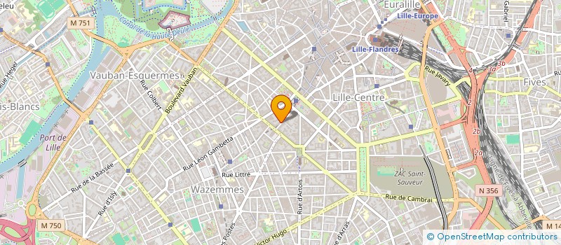localisation de l'entreprise MADAME MATHILDE FONTAINE  LILLE