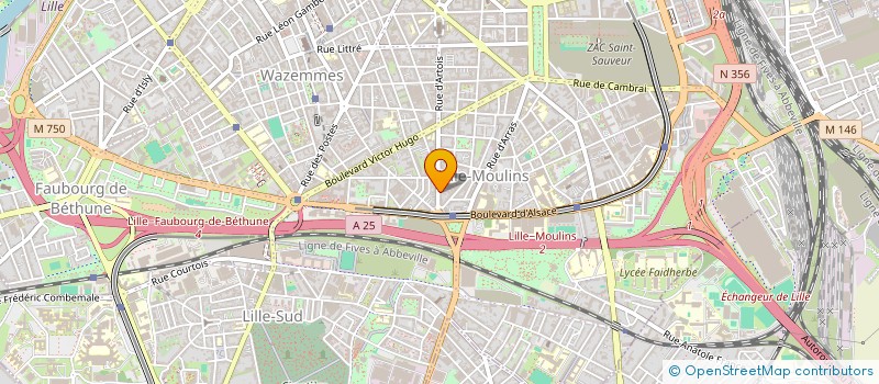 localisation de l'entreprise MADAME MATHILDE FORGUE à LILLE