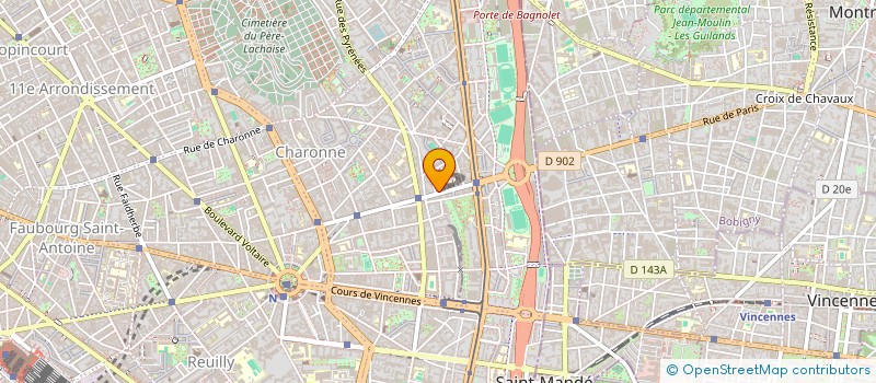 localisation de l'entreprise MADAME MATHILDE FOSSARD  PARIS