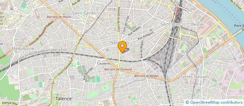 localisation de l'entreprise MADAME MATHILDE FOSSE  BORDEAUX