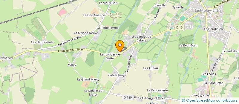 localisation de l'entreprise MADAME MATHILDE FOUACE  LE MOLAY-LITTRY