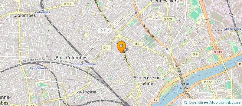 localisation de l'entreprise MADAME MATHILDE FOUCAULT  ASNIERES-SUR-SEINE