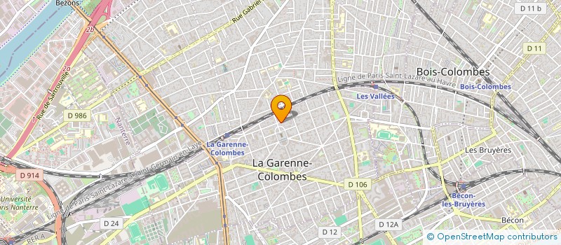 localisation de l'entreprise MADAME MATHILDE FOURCHON à LA GARENNE-COLOMBES