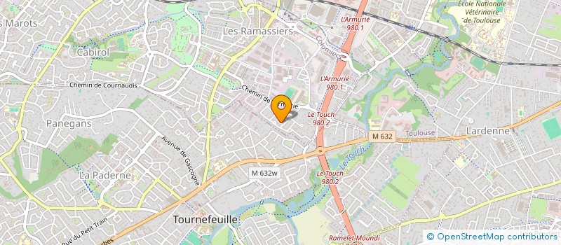 localisation de l'entreprise MADAME MATHILDE FOURNIER à COLOMIERS