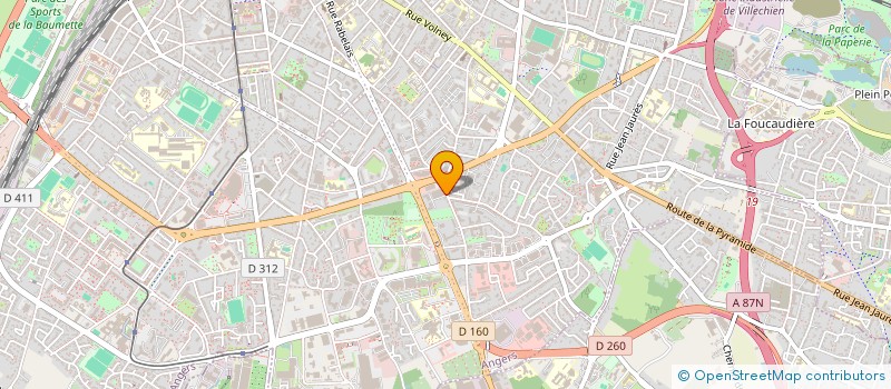 localisation de l'entreprise MADAME MATHILDE FOURNIER à ANGERS
