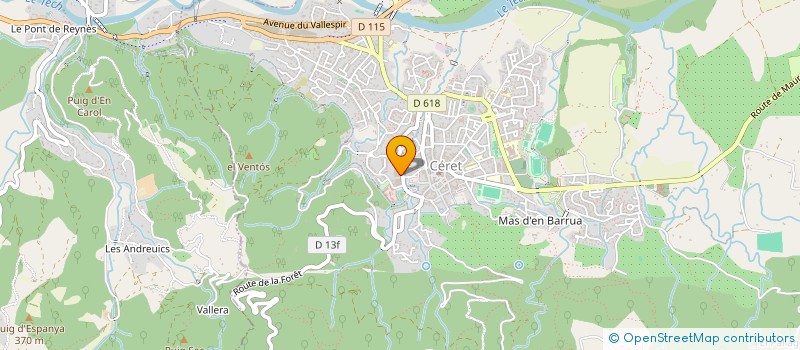 localisation de l'entreprise MADAME MATHILDE FRANCES  CERET