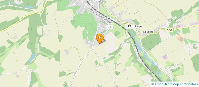 localisation de l'entreprise MADAME MATHILDE FRANCOIS  SAINT-PATERNE-RACAN