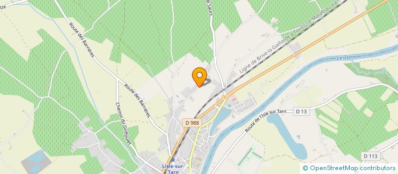 localisation de l'entreprise MADAME MATHILDE FRANCZAK à LISLE-SUR-TARN