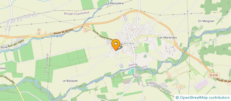 localisation de l'entreprise MADAME MATHILDE FRANDON  BEAUREPAIRE