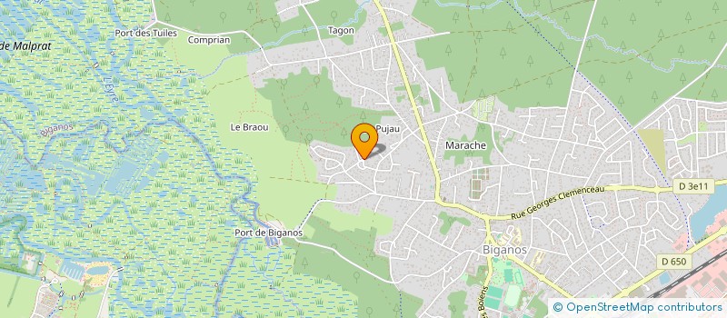 localisation de l'entreprise MADAME MATHILDE FRAYSSE  BIGANOS