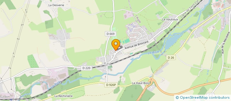 localisation de l'entreprise MADAME MATHILDE FREDERIC à L'AIGLE