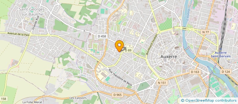 localisation de l'entreprise MADAME MATHILDE FREMONT à AUXERRE