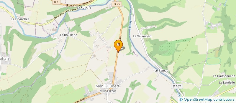localisation de l'entreprise MADAME MATHILDE FRESSARD à MENIL-HUBERT-SUR-ORNE
