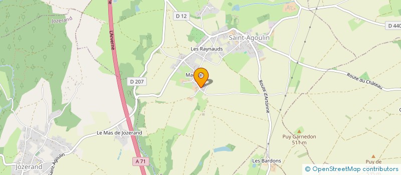 localisation de l'entreprise MADAME MATHILDE GAGNY  VENSAT