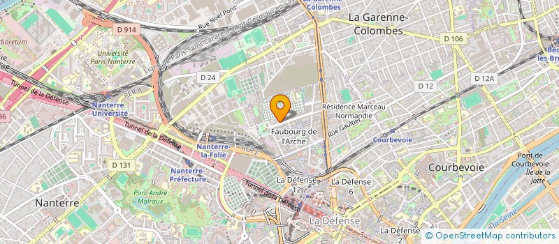 localisation de l'entreprise MADAME MATHILDE GAILLARD à COURBEVOIE