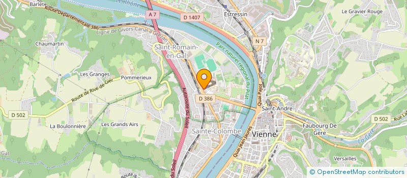 localisation de l'entreprise MADAME MATHILDE GALLAND  SAINT-ROMAIN-EN-GAL